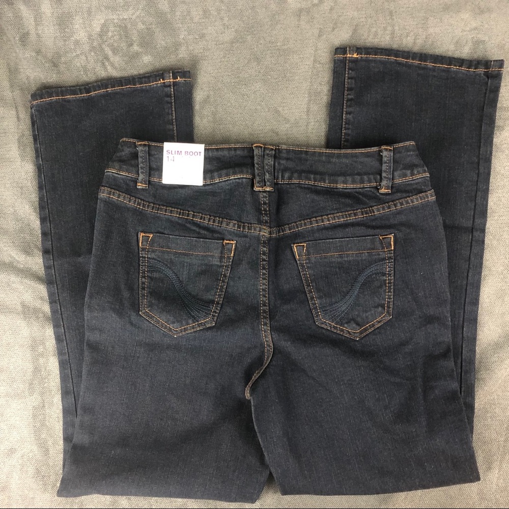 ⬇️ 28 Lane Bryant NWT Straight Slim Boot Jeans 14P